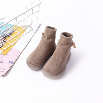 Baby Solid Color Pre-walker Sock Shoes