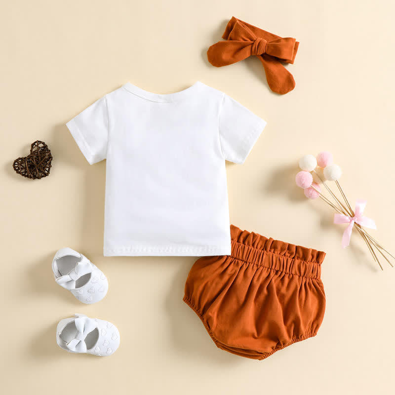 BABE Rainbow Tee Bloomer and Headband Set