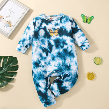 Baby Tie Dye Butterfly Romper