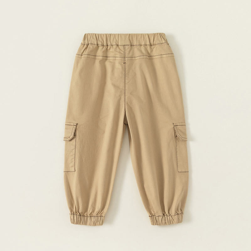 Toddler Boy Khaki Cargo Pants