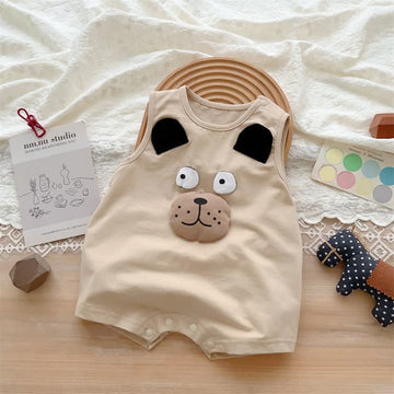 Baby Dog Crew Neck Loose Romper