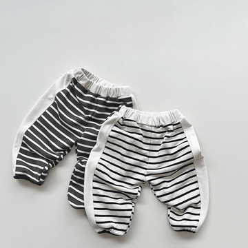 Toddler Boy Striped Panel Pants