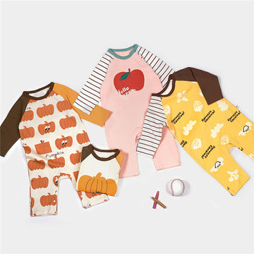 Baby Lovely Fruit Vegetable Slogan Romper