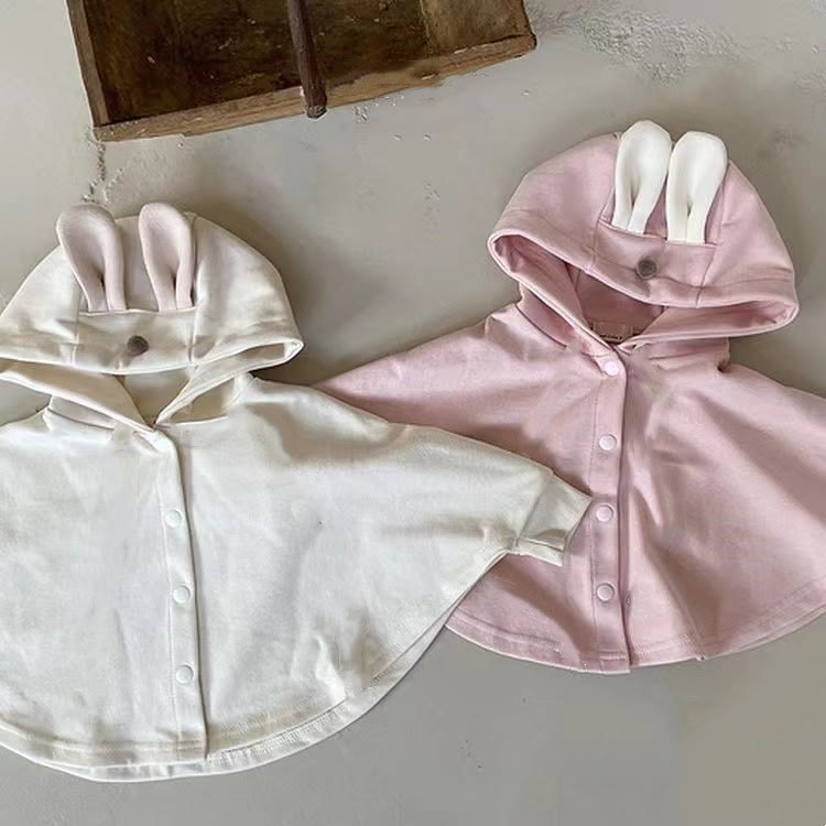 Baby Rabbit Ears Hooded Cloak