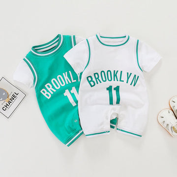 BROOKLYN Baby Color Block Romper