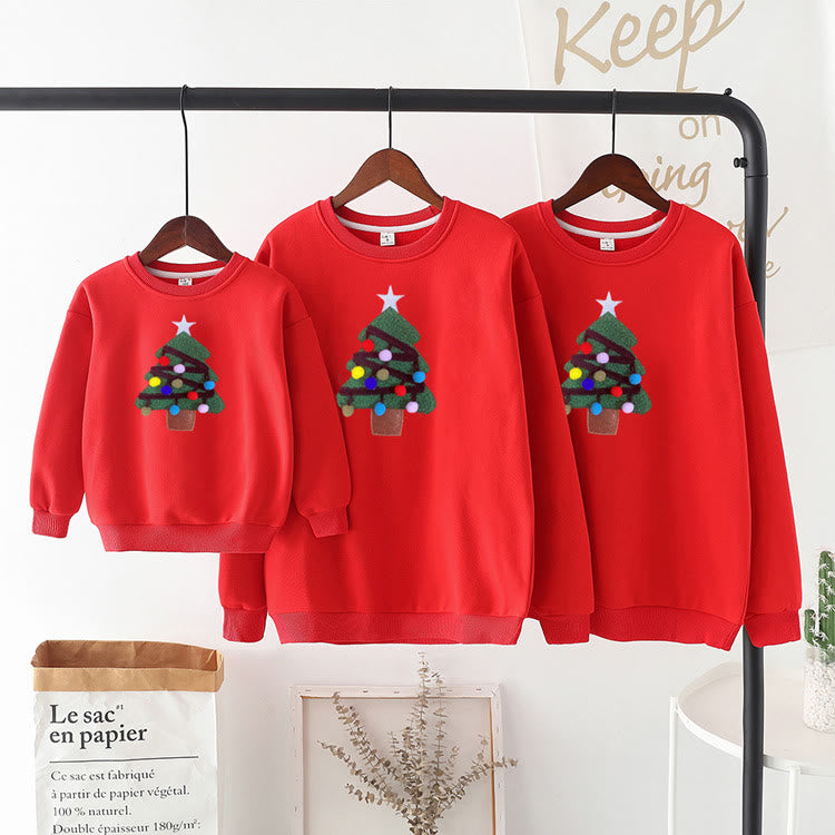 Family Matching Christmas Tree Sweatshirt