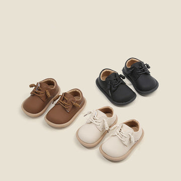 Baby British Style Pre-walker Leather Shoes