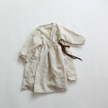 Toddler Girl Striped Kimono Dress