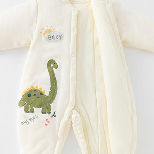 BABY HEY Dinosaur Slogan Romper