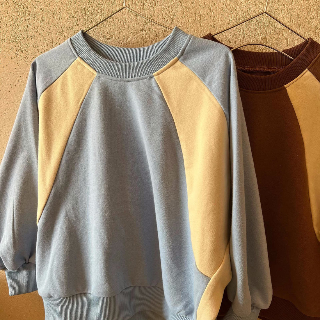 Toddler Color Block Loose Sweatshirt