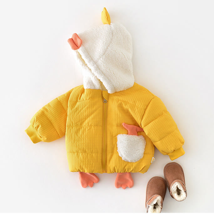 Baby Quilted Chicken Hooded Coat