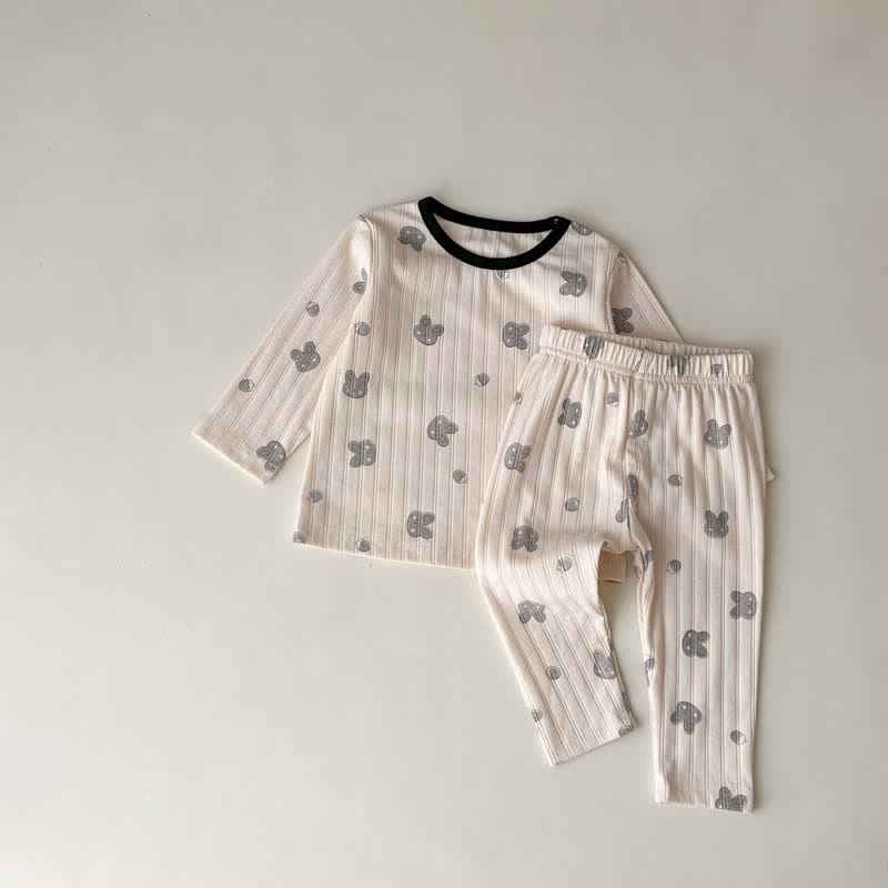 Baby Bunny Crew Neck Pajamas Set