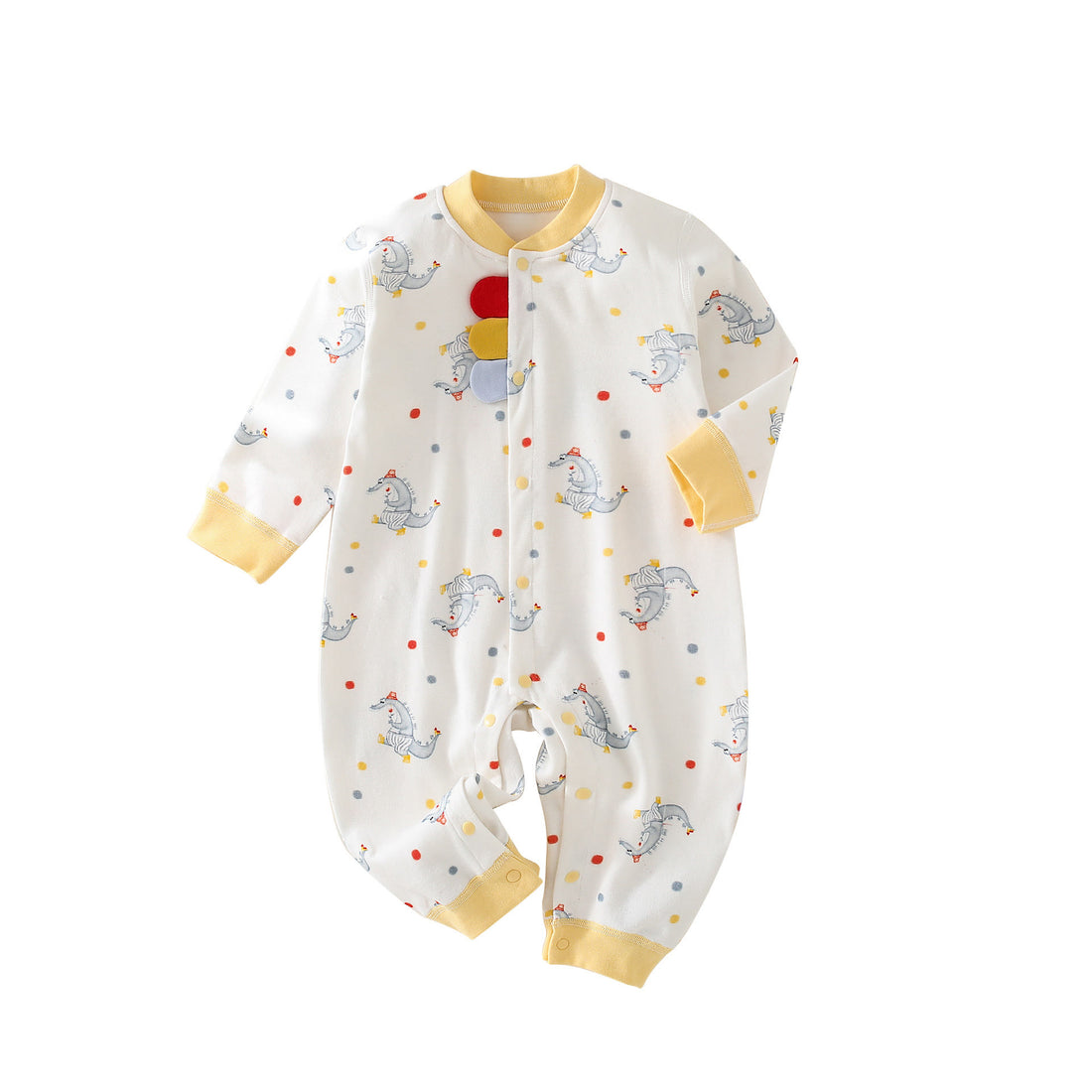 Baby Printing Crocodile Dots Romper