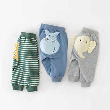 Baby 3D Animal Striped Pants