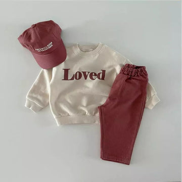 LOVED Baby Casual Slogan Sweatshirt