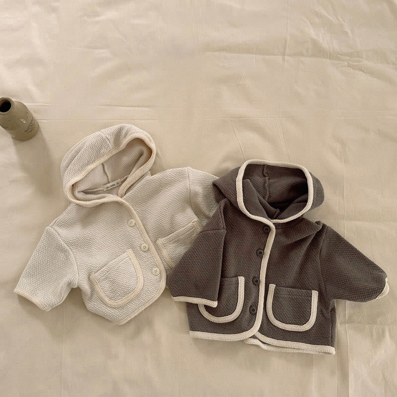 Baby Double Pocket Hooded Coat