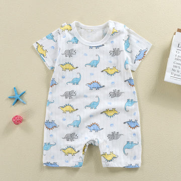 Baby Boy Dinosaur Casual Loose Romper