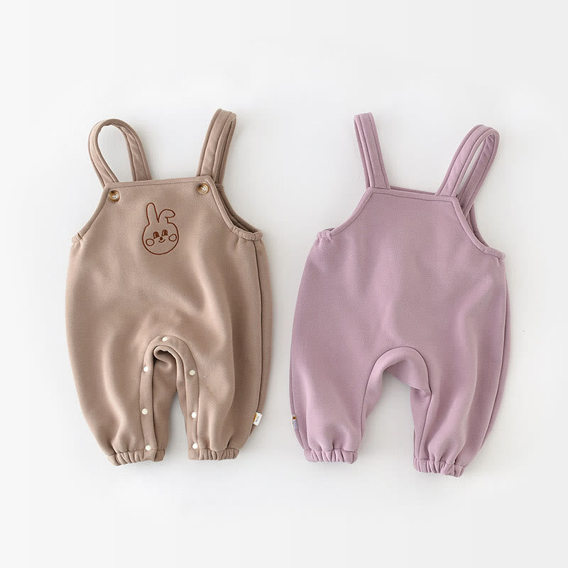 Baby Bunny Fleece Lined Overalls