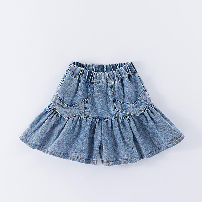 Toddler Girl Denim Skort