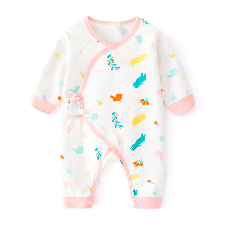 Baby Bunny Pajamas Kimono Romper