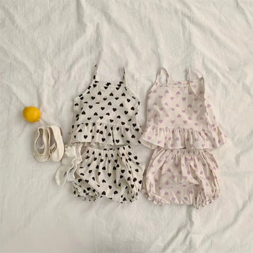 Baby Heart Camisole and Shorts Set