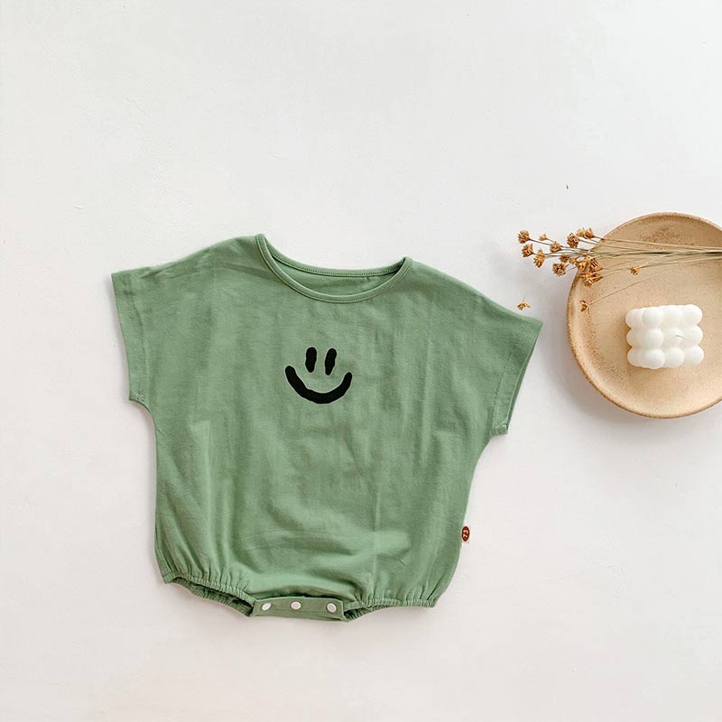 NICE DAY Baby Smile Face Bodysuit