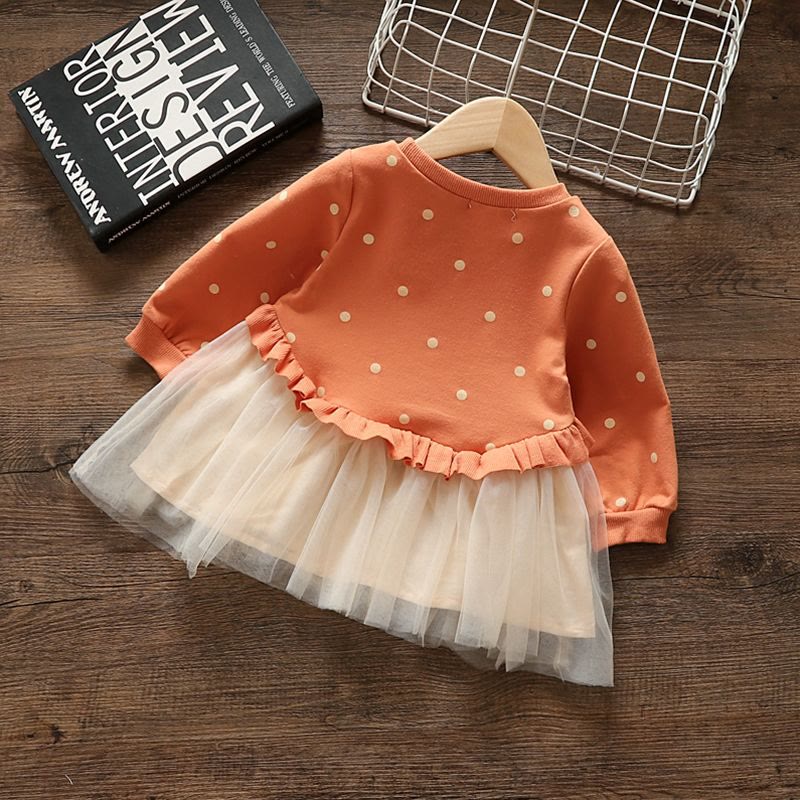 Toddler Girl Dots Filbert Tulle Dress