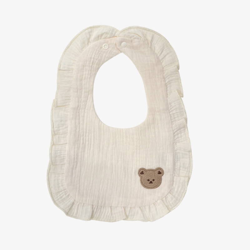 Baby Bear Bunny Squirrel Absorbent Bib 1 Piece