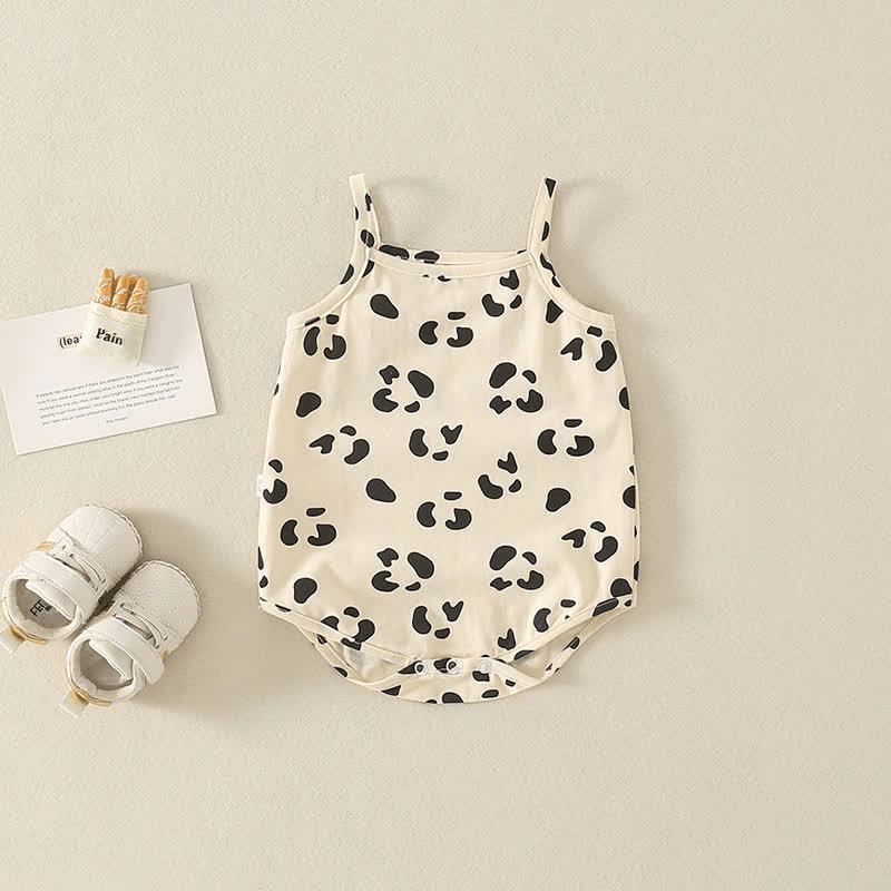 Baby Leopard Strap Bodysuit