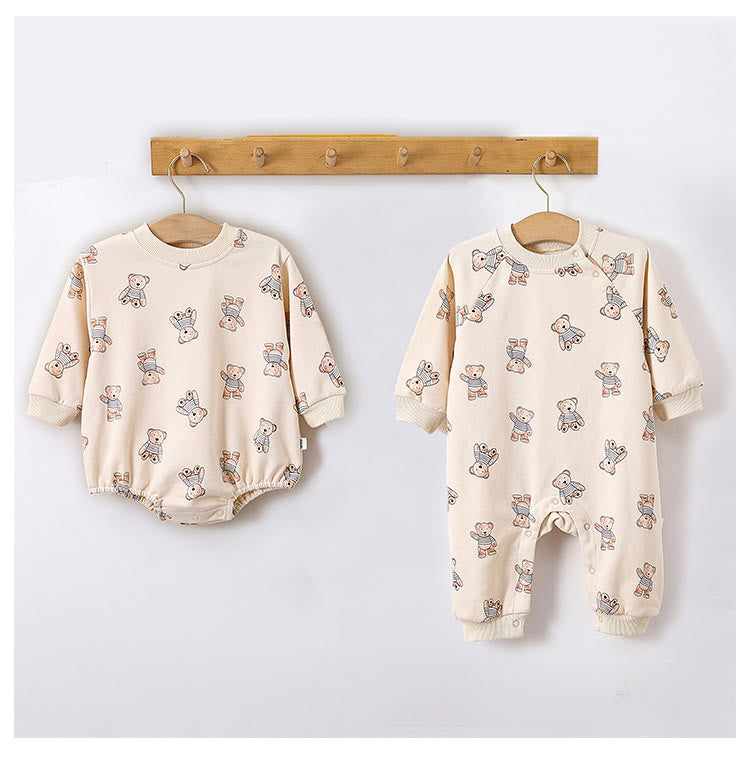 Baby Teddy Bear Bodysuit Romper