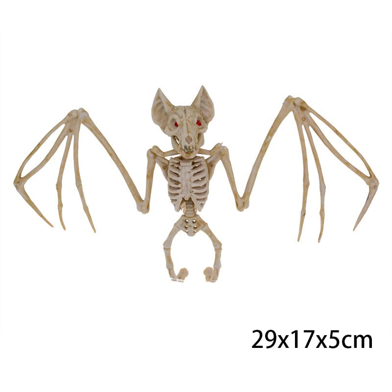 Halloween Horror Bats Skeleton