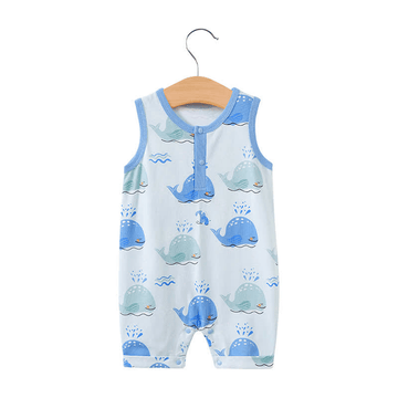 Baby Whale Newborn Casual Romper