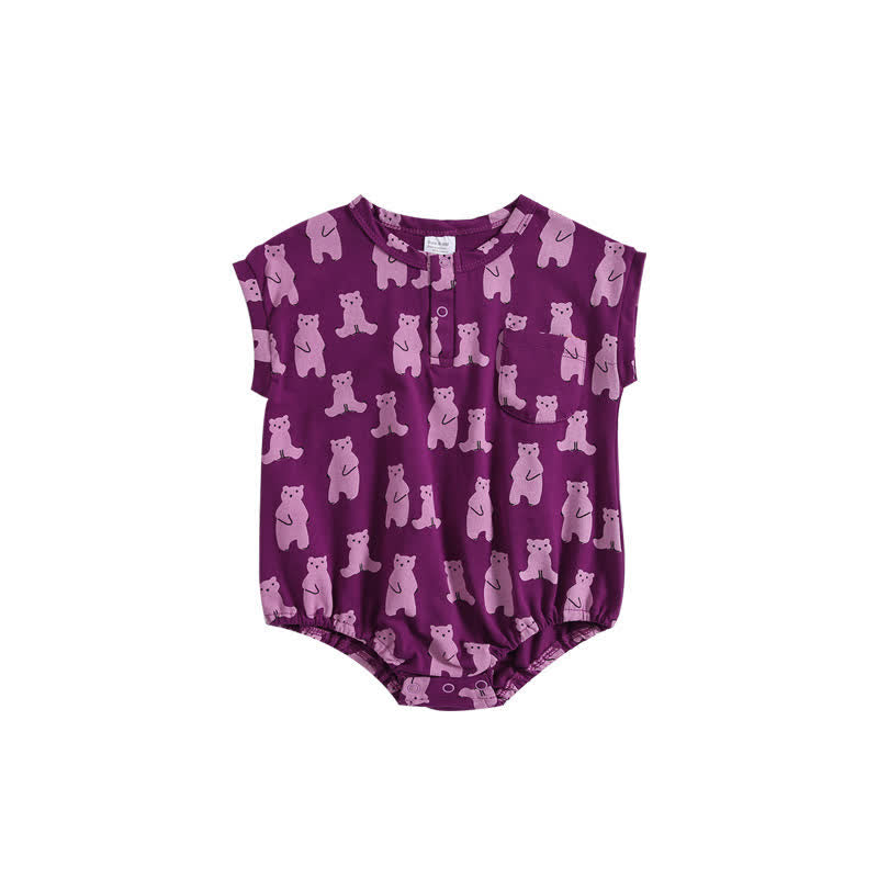 Baby Sun Bear Sleeveless Bodysuit