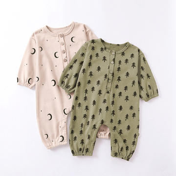 Baby Tree Moon Loose Romper