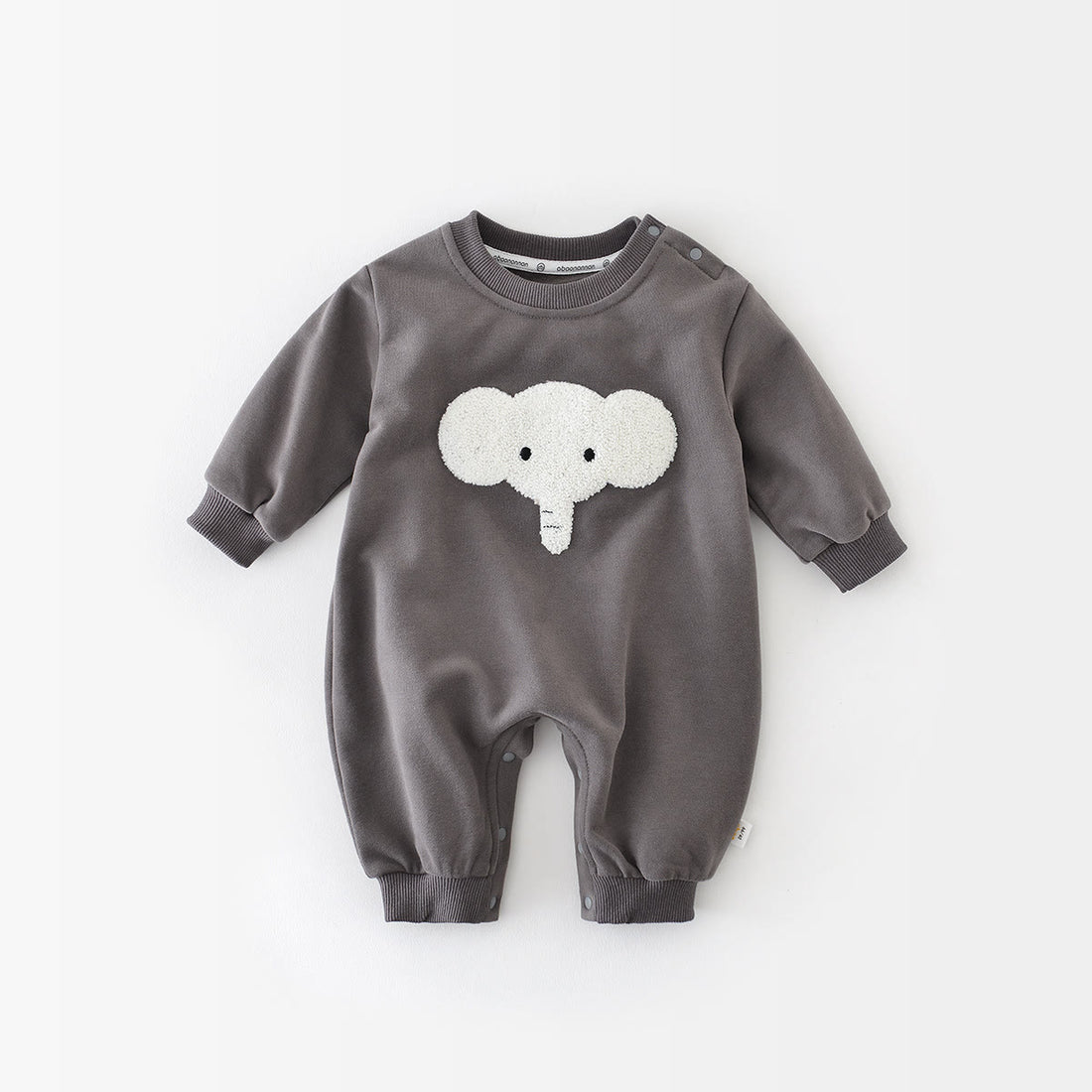 Baby Elephant Grey Romper