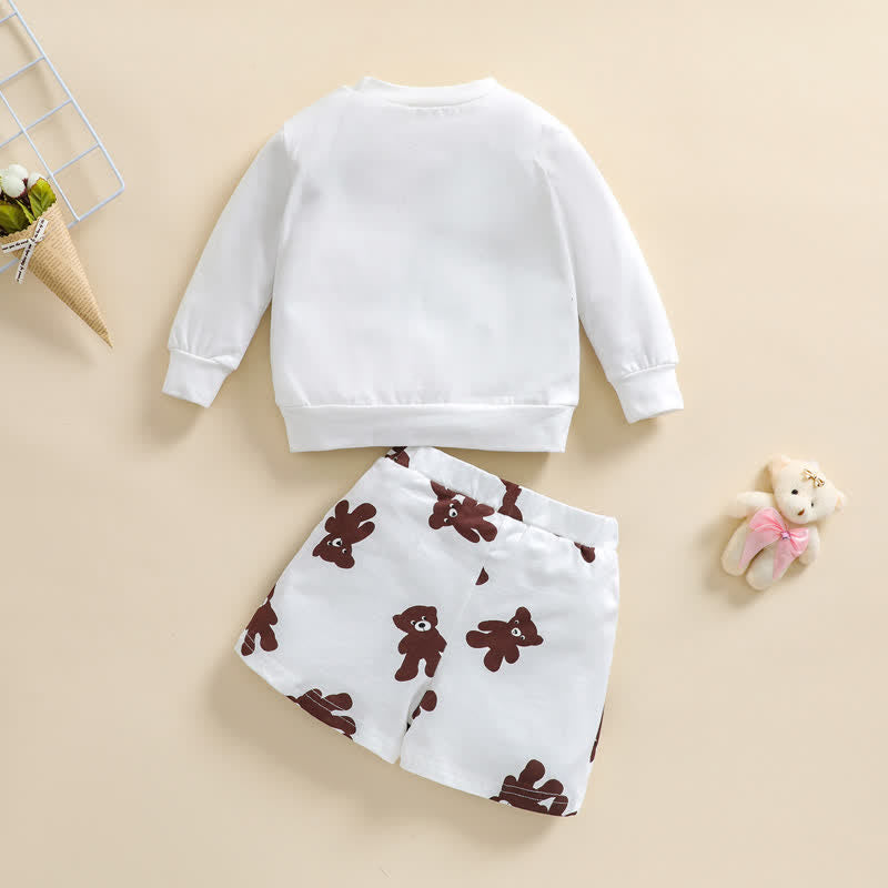 Baby Bear Casual Shirt and Shorts Set