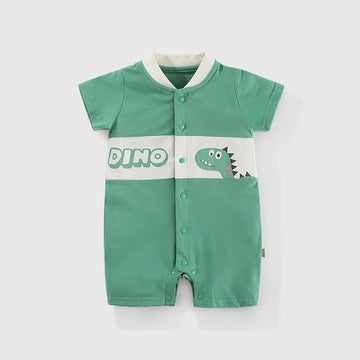 DINO Baby Boy Crew Neck Romper