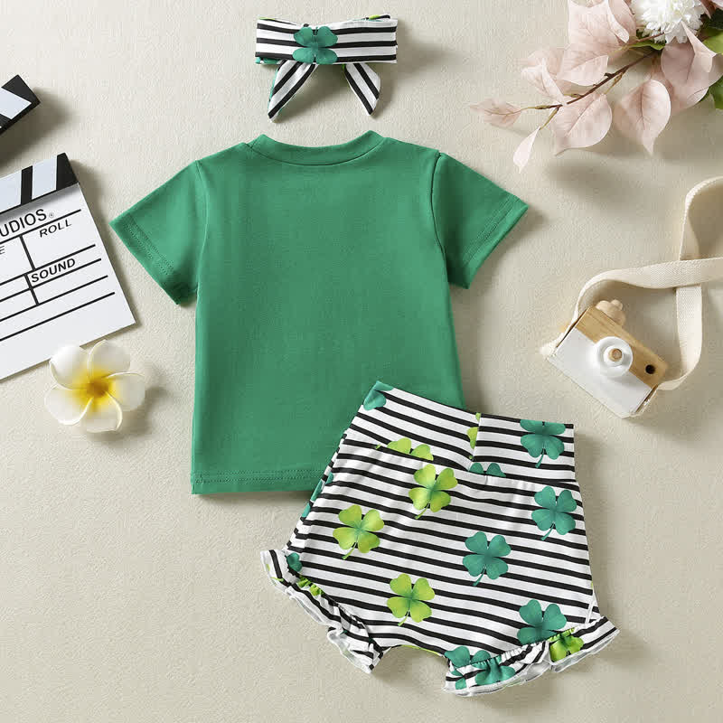 MOMMY'S LUCKY CHARM Baby Clover 3 Pieces Set