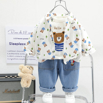 Toddler Boy Bear 3 Pieces Set