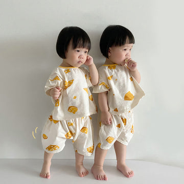 Baby Cheese Tee and Shorts Set