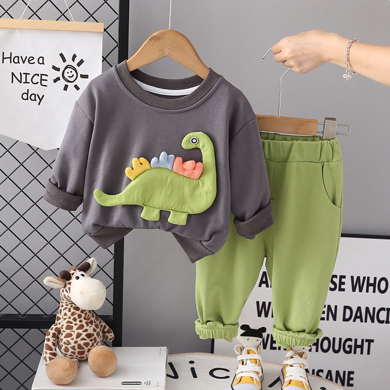 Toddler Dinosaur Sweatsuit 2 Pieces Set