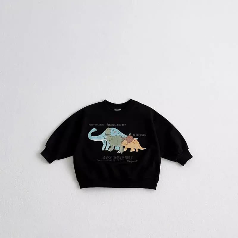 Toddler Dino Print Cotton Sweatshirt