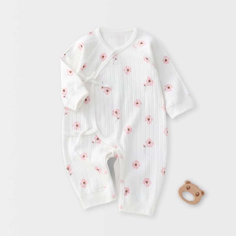 Baby Flower Newborn Seamless Romper