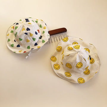 Baby Toddler Smiley Heart Animal Bucket Hat