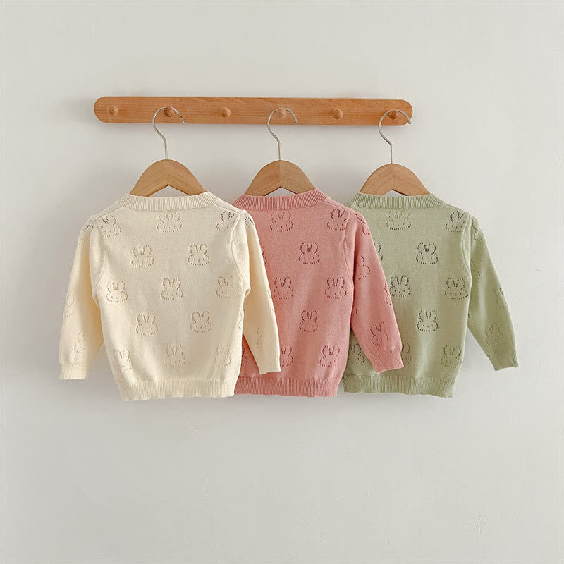 Baby Hollow Bunny Knit Sweater