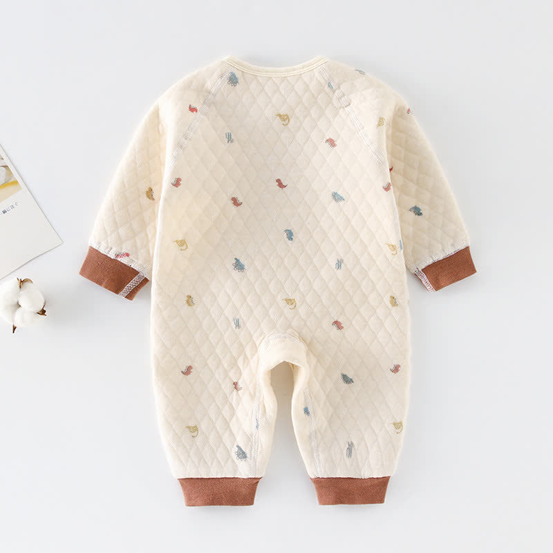 Baby Newborn Dinosaur Kimono Romper