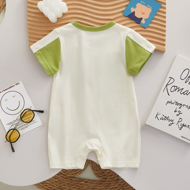 Baby Dinosaur Crew Neck Loose Romper