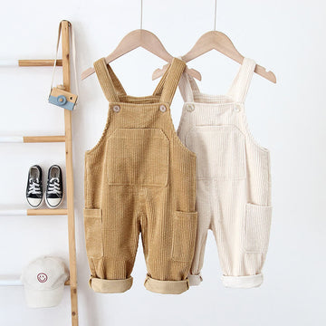 Baby Retro Corduroy Loose Suspender