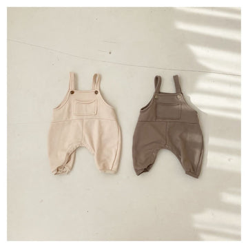 Baby Unisex Simple Overalls