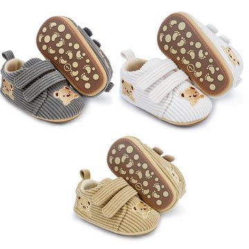 Baby Embroidered Bear Cute Floor Pre-walker Shoes